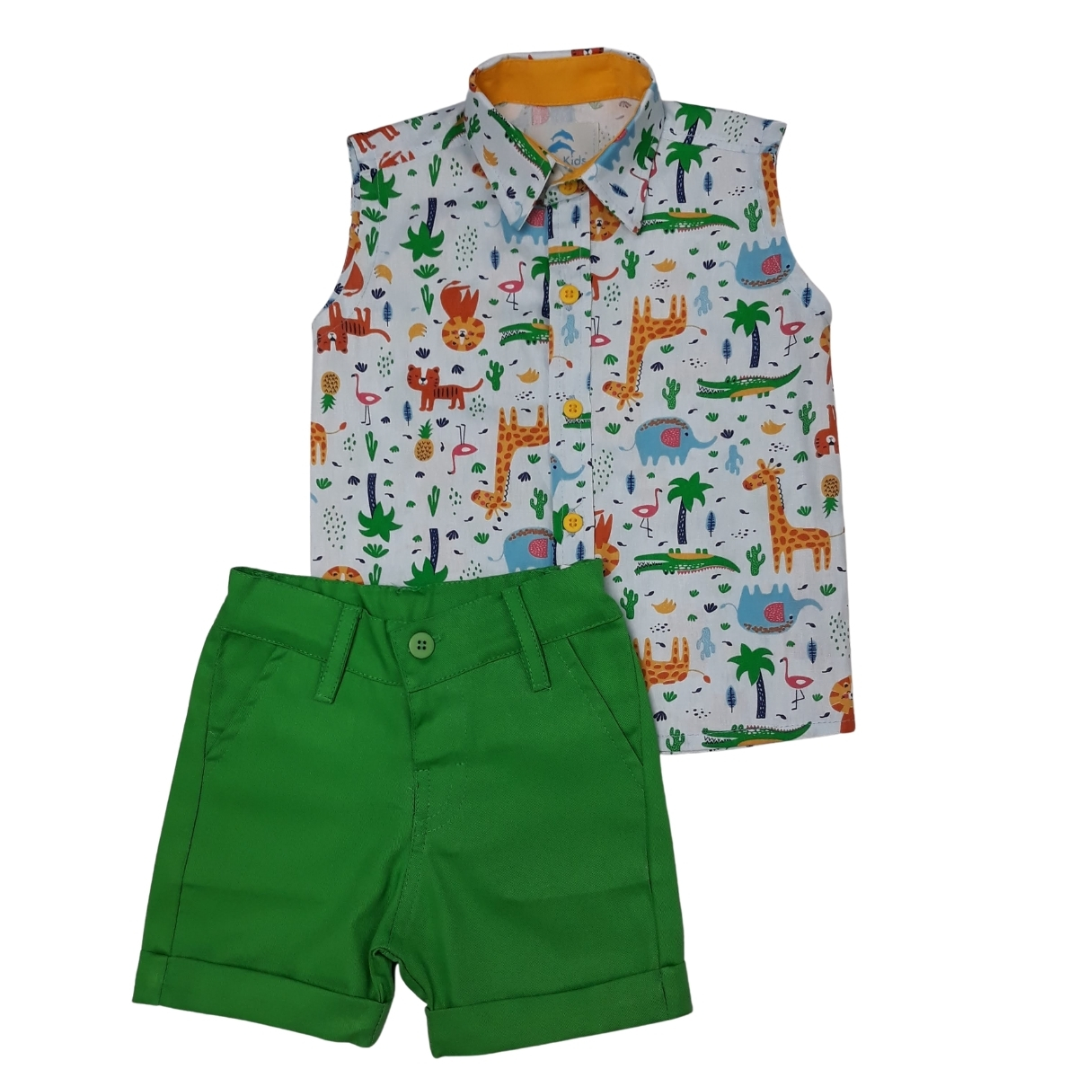 camisa regata social infantil